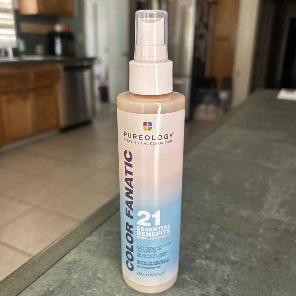 PUREOLOGY Color Fanatic 21 Essential Benefits Multi Leave-In Spray 6.7 Oz Vegan